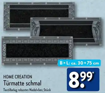 Aldi Nord Home Creation Türmatte schmal Angebot