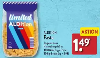 Aldi Nord Aldition Pasta 500 g Beutel Angebot