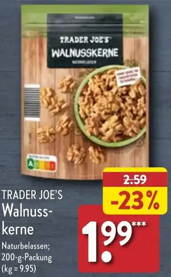 Aldi Nord Trader Joe's Walnusskerne 200 g Packung Angebot