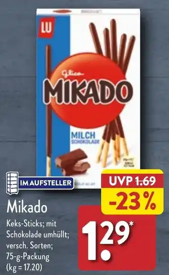 Aldi Nord Mikado 75 g Packung Angebot