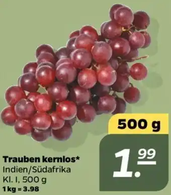 NETTO Trauben kernlos 500 g Angebot