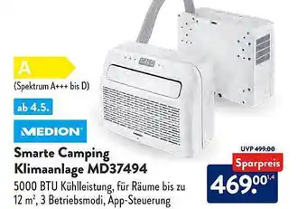 Aldi Süd Medion smarte camping klimaanlage md37494 Angebot