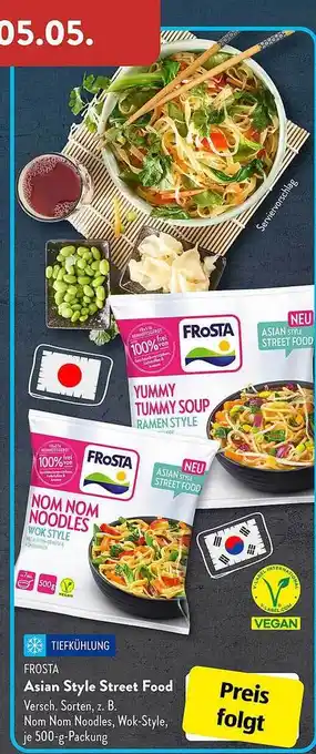 Aldi Süd Frosta asian style street food Angebot