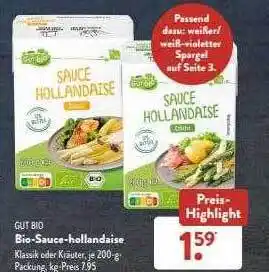 Aldi Süd Gut bio bio-sauce-hollandaise Angebot