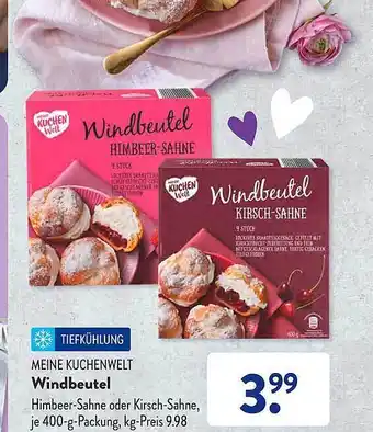 Aldi Süd Meine kuchenwelt windbeutel Angebot