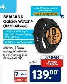 Aldi Süd Samsung galaxy watch4 Angebot