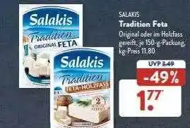 Aldi Süd Salakis tradition feta Angebot