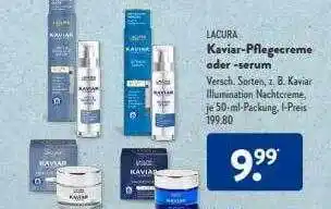 Aldi Süd Lacura kaviar-pflegecreme oder -serum Angebot