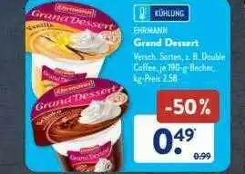 Aldi Süd Ehrmann grand dessert Angebot