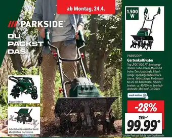 Lidl Parkside gartenkultivator Angebot
