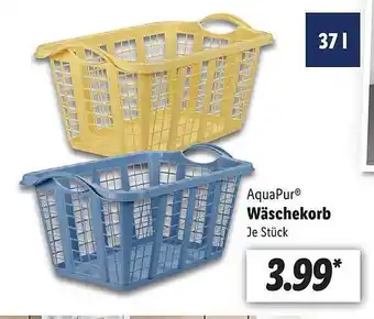 Lidl Aquapur wäschekorb Angebot