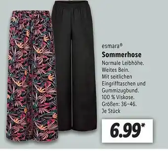 Lidl Esmara sommerhose Angebot