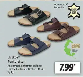 Lidl Livergy pantoletten Angebot