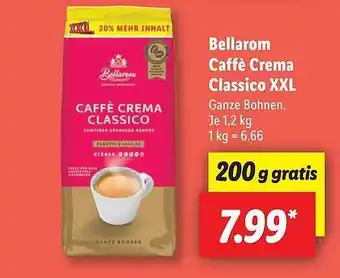 Lidl Bellarom caffè crema classico xxl Angebot