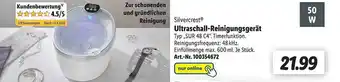 Lidl Silvercrest ultraschall-reinigungsgerät Angebot