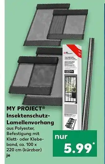 Kaufland My project insektenschutz-lamellenvorhang Angebot