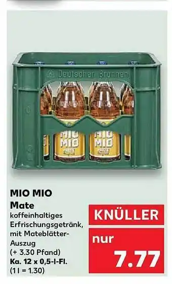 Kaufland Mio mio mate Angebot