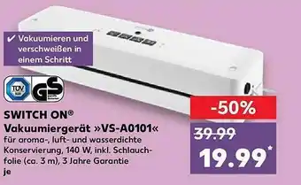 Kaufland Switch on vakuumiergerät „vs-a0101“ Angebot