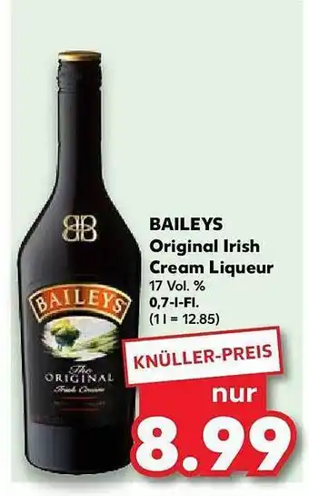 Kaufland Baileys original irish cream liqueur Angebot