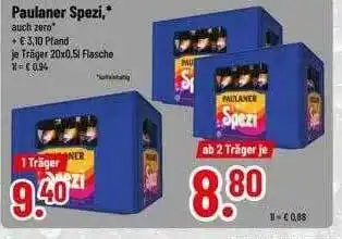trinkgut Paulaner spezi Angebot