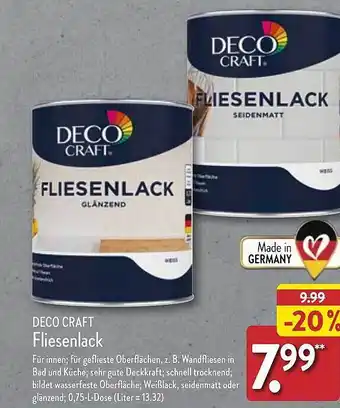 Aldi Nord Deco craft fliesenlack Angebot