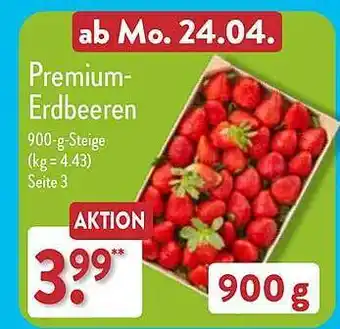 Aldi Nord Premium-erdbeeren Angebot