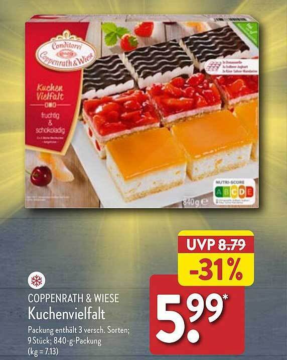 Coppenrath & wiese kuchenvielfalt Angebot bei Aldi Nord