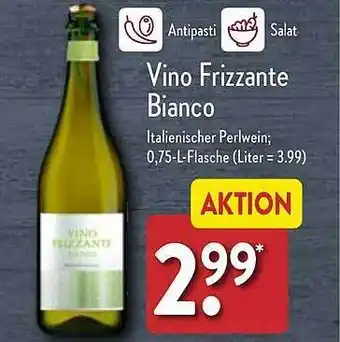 Aldi Nord Vino frizzante bianco Angebot