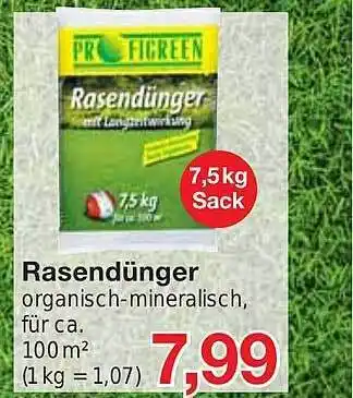 Jawoll Profigreen rasendünger Angebot