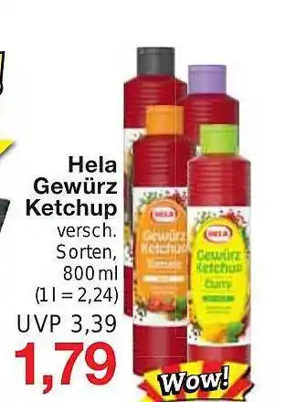 Jawoll Hela gewürz ketchup Angebot