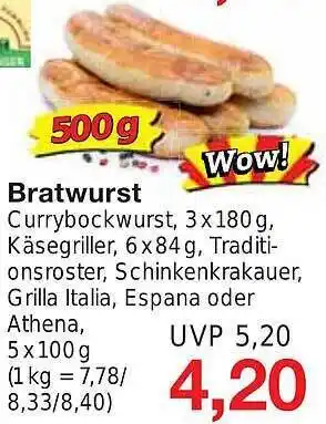 Jawoll Bratwurst Angebot