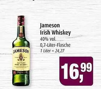 Markant Jameson irish whiskey Angebot