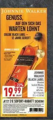 Marktkauf Johnie walker black label Angebot