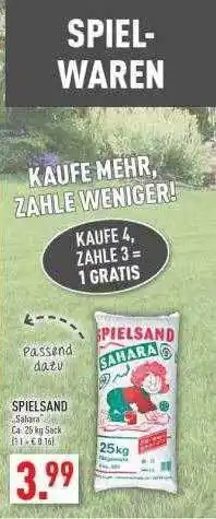 Marktkauf Spielsand Angebot