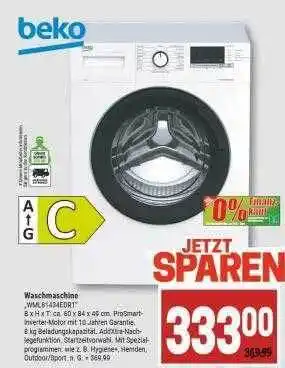 Marktkauf Beko waschmaschine Angebot