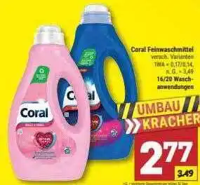 Marktkauf Coral feinwaschmittel Angebot