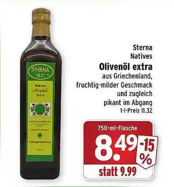 Wasgau Sterna natives olivenöl extra Angebot