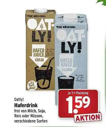 Wasgau Oatly! haferdrink Angebot