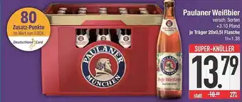 E-Center Paulaner weißbier Angebot