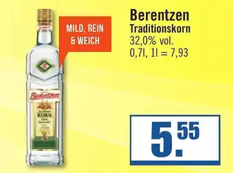 Zisch Berentzen traditionskorn Angebot