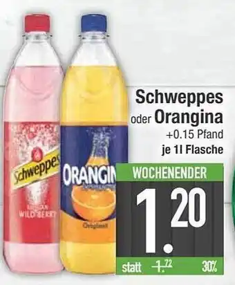 E-Center Schweppes oder orangina Angebot