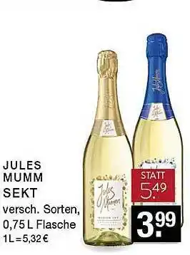 Edeka Zurheide Jules mumm sekt Angebot