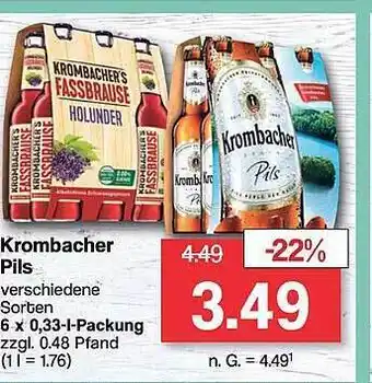 Famila Nord Ost Krombacher pils Angebot