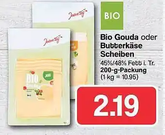 Famila Nord Ost Bio gouda oder butterkäse scheiben Angebot