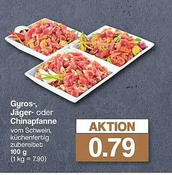 Famila Nord Ost Gyros-, jäger- oder chinapfanne Angebot