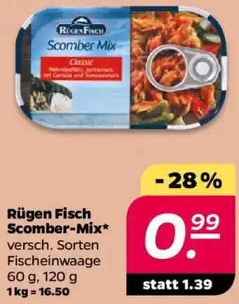 NETTO Rügen Fisch Scomber Mix 60 g, 120 g Angebot