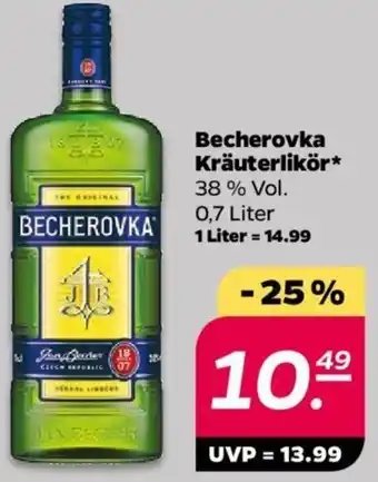 NETTO Becherovka Kräuterlikör 0,7 Liter Angebot