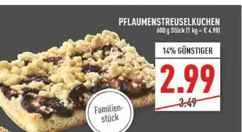 Marktkauf Pflaumenstreuselkuchen Angebot