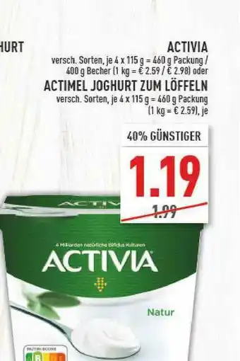 Marktkauf Activia Oder Actimel Joghurt Zum Löffeln Angebot