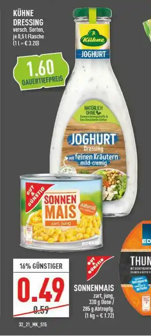 Marktkauf Kühne Dressing Oder Sonnenmais Angebot